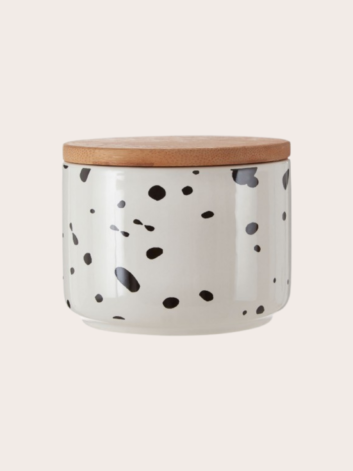gezellig dalmatian print small canister