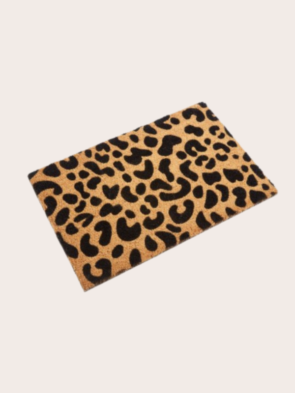 leopard doormat
