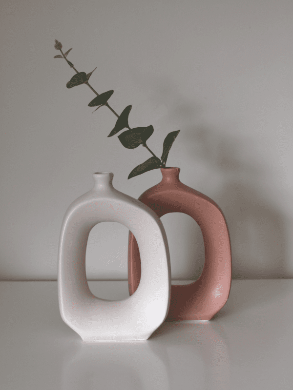 Dusty Rose Ring Vase